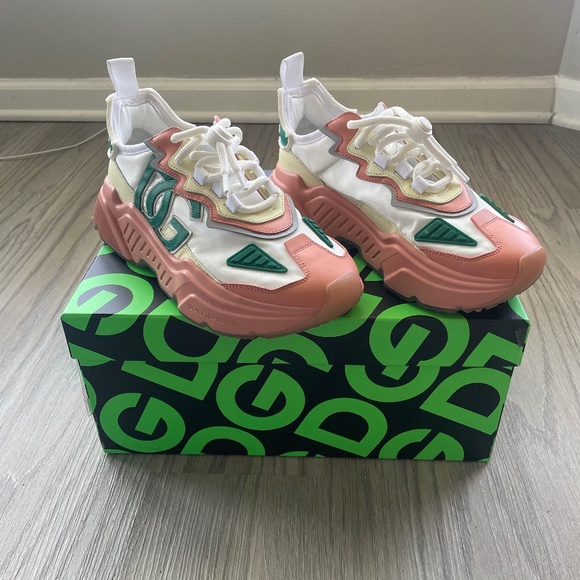 Authentic Dolce & Gabbana AY006 Coral and Green